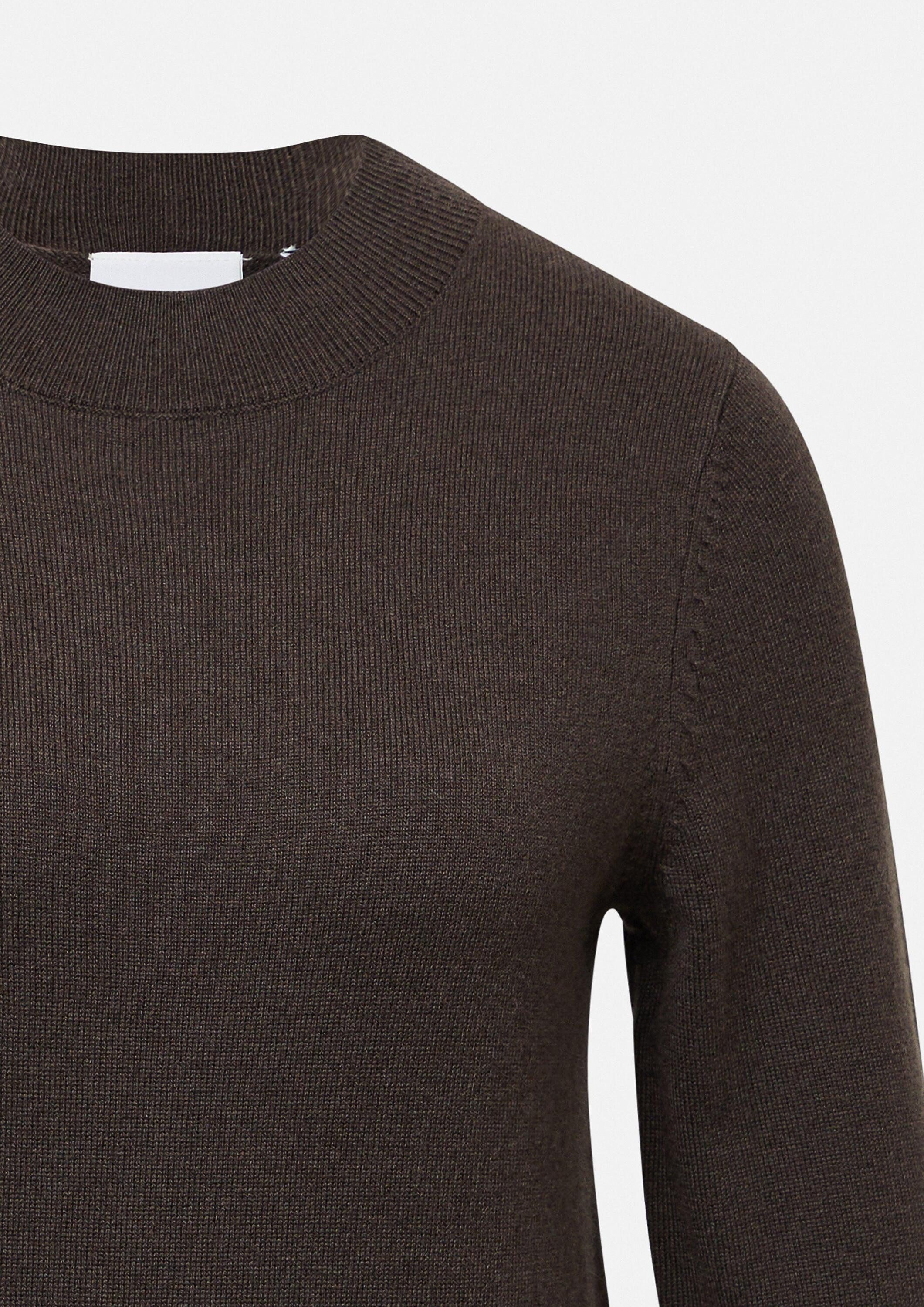 comma Longpullover Strickpullover Feinstrickpullover aus Kaschmirmix