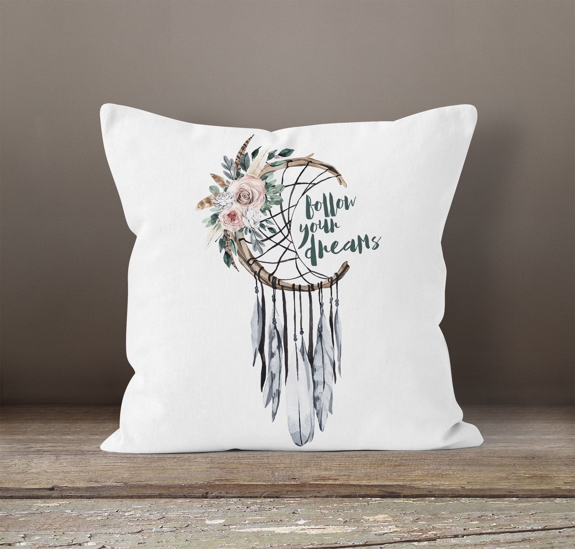 Autiga Dekokissen Kissenbezug Traumfänger Dreamcatcher Follow günstig online kaufen