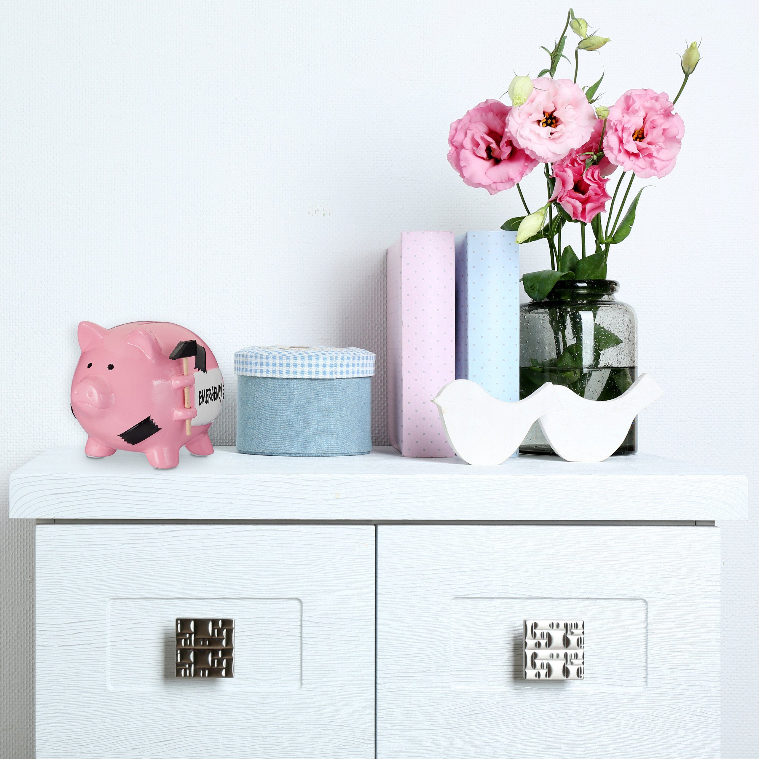 relaxdays Spardose Sparschwein Emergency günstig online kaufen