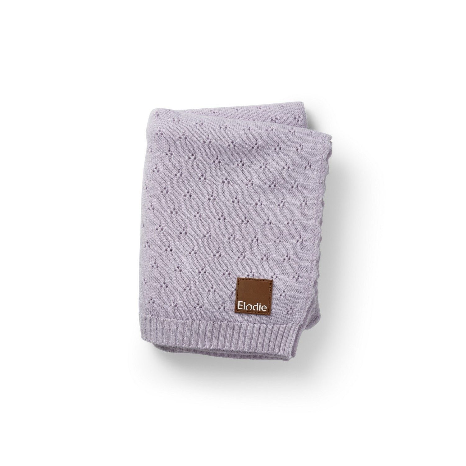 Babydecke Pointelle Blanket - Lavender Love, Elodie
