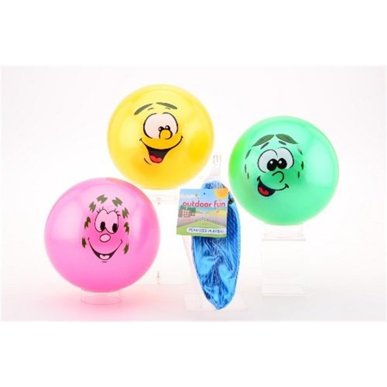 JOHNTOY Spielball 29351 Spielball Smiley, ca. 23 cm