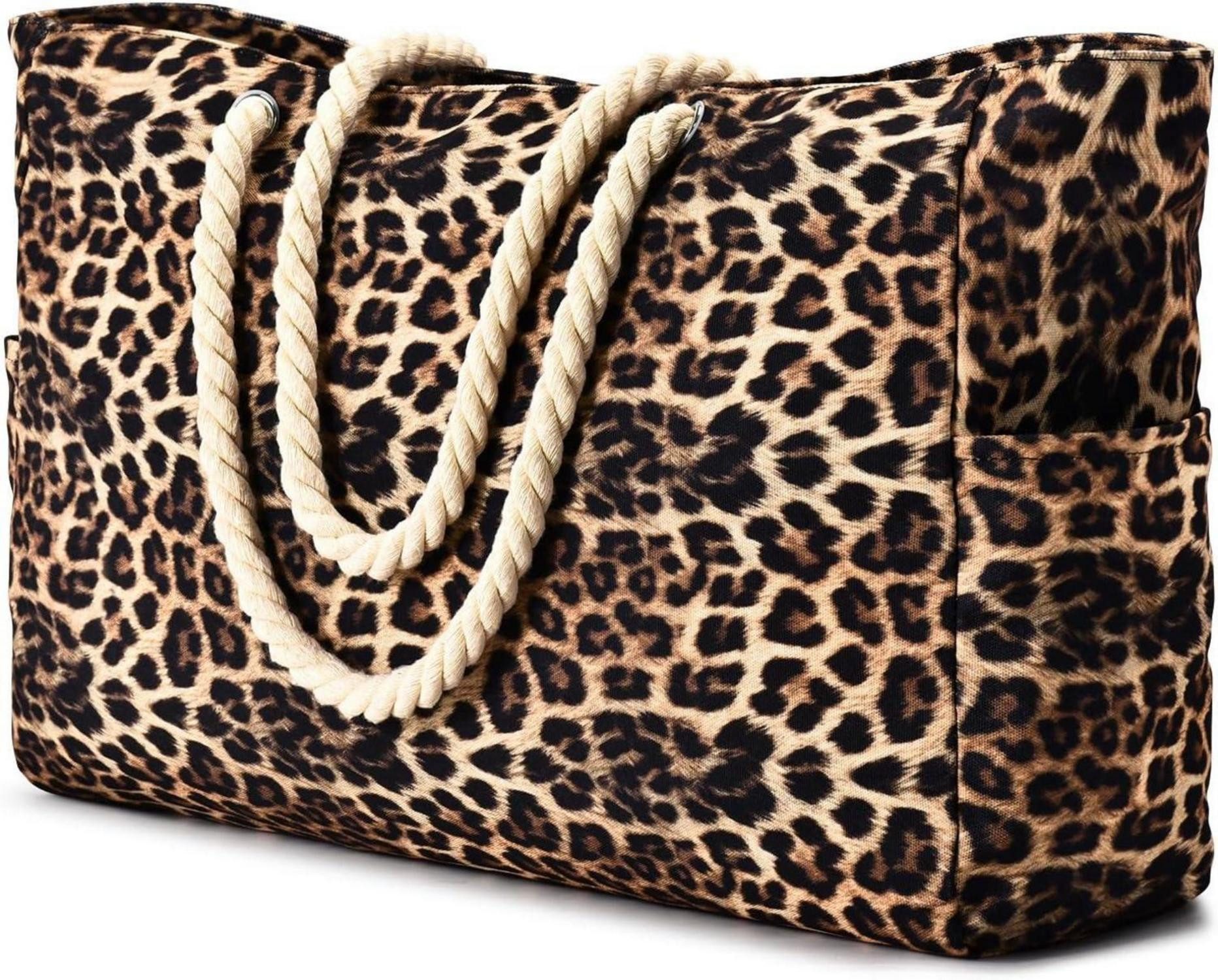 LuxusKollektion Strandtasche Strandtasche Damen Streifen Tote günstig online kaufen