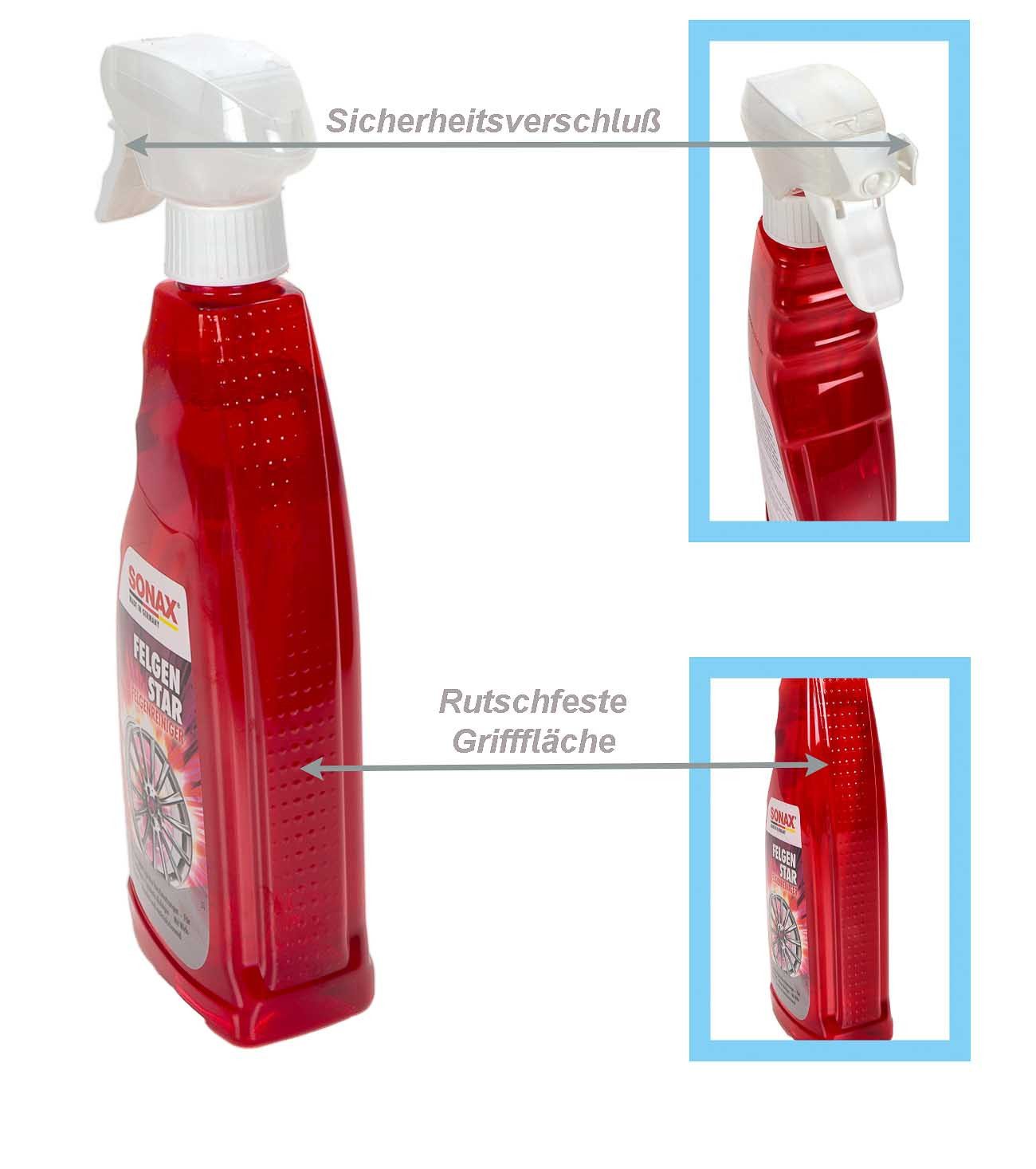 Sonax Felgenstar für alle Stahl- und lackierte Alu-Felgen Felgenreiniger (Felgenreiniger, [- Auto Felgenreiniger)