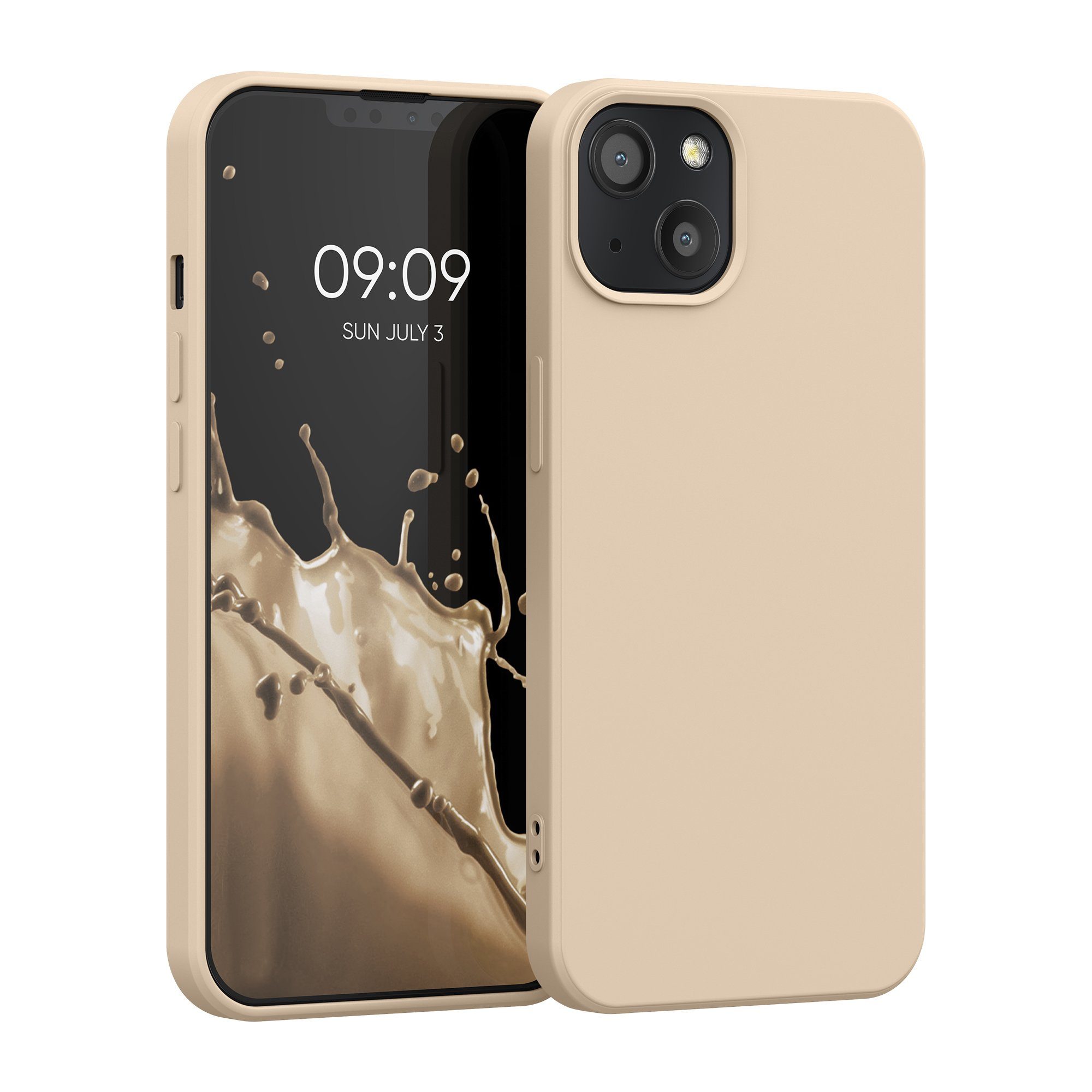 kwmobile Handyhülle Slim Case für Apple iPhone 13, Hülle Silikon Handy - Handyhülle gummiert