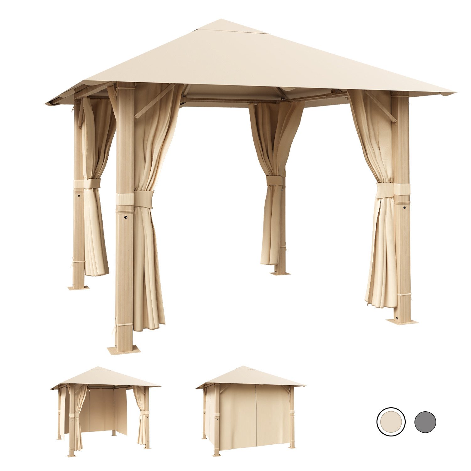 HOMALL Pavillon Alu Pavillon Festzelt Größen günstig online kaufen