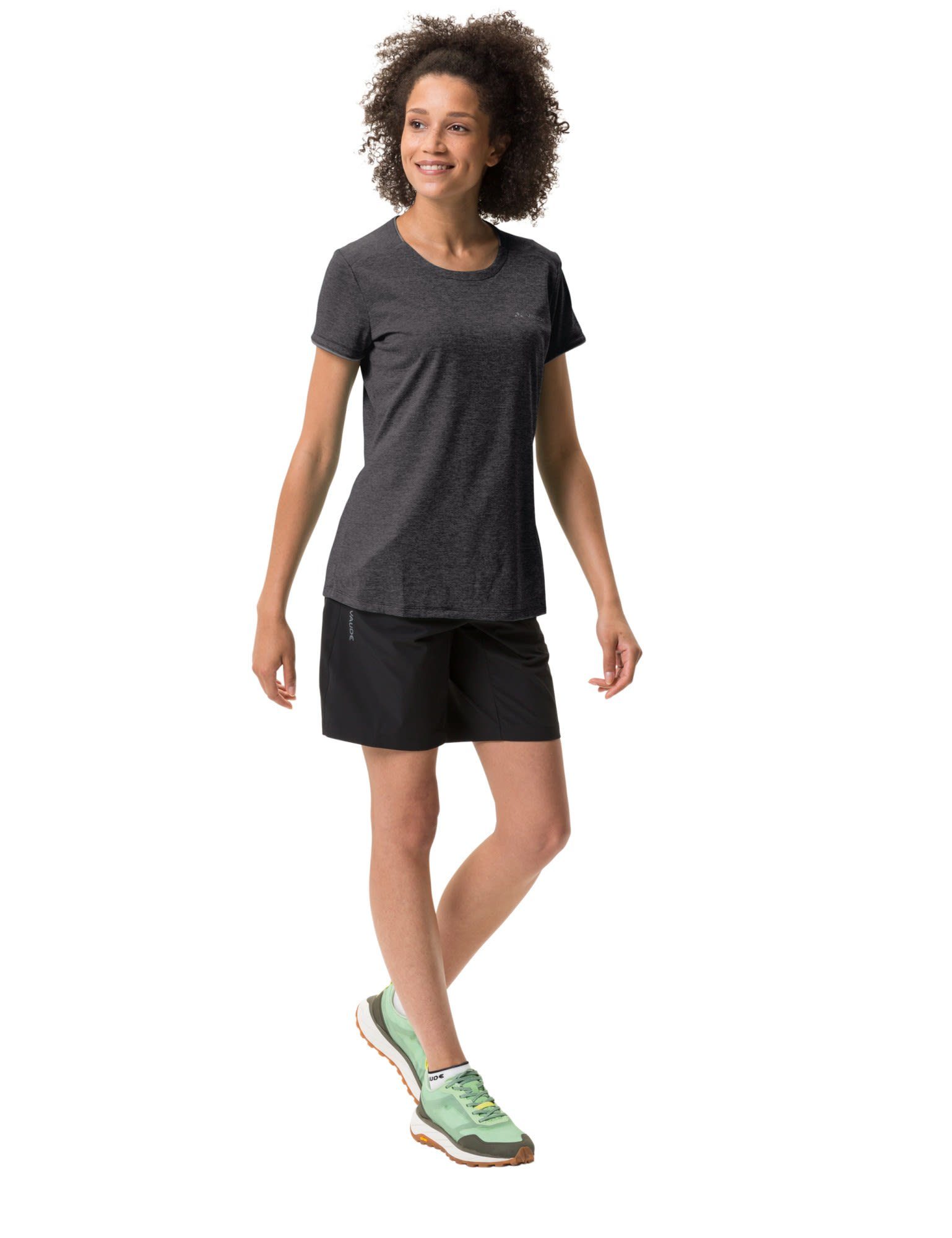 VAUDE T-Shirt Vaude Womens T-shirt Essential Damen Black Kurzarm-Shirt