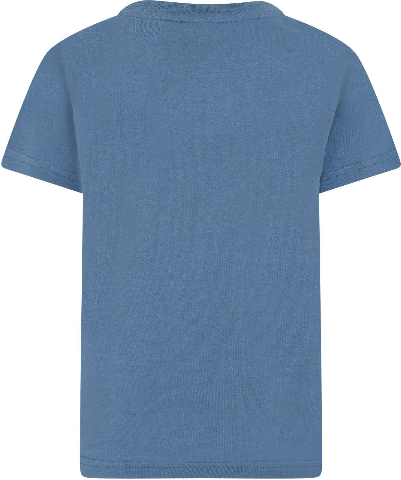 faded blue LEGO® Wear Print-Shirt