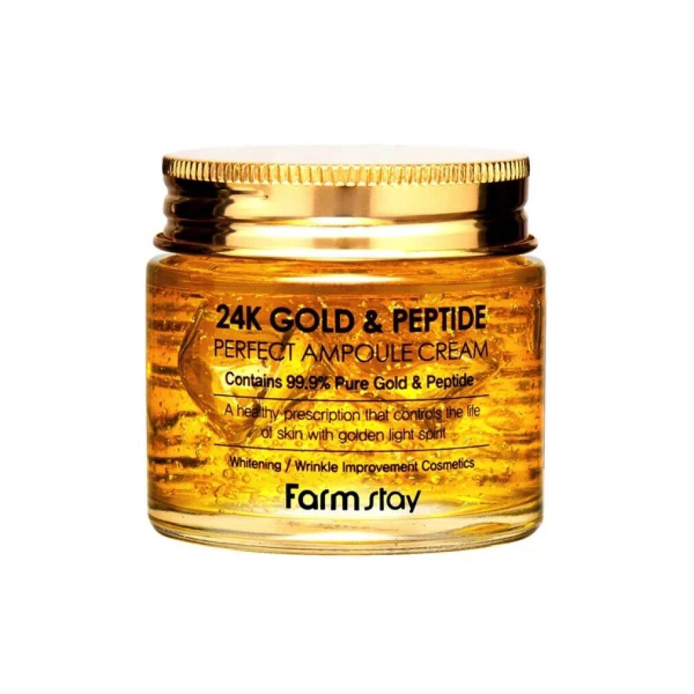 Körperpflegemittel FARMSTAY 24K Gold & Peptide Perfect Ampulle Creme
