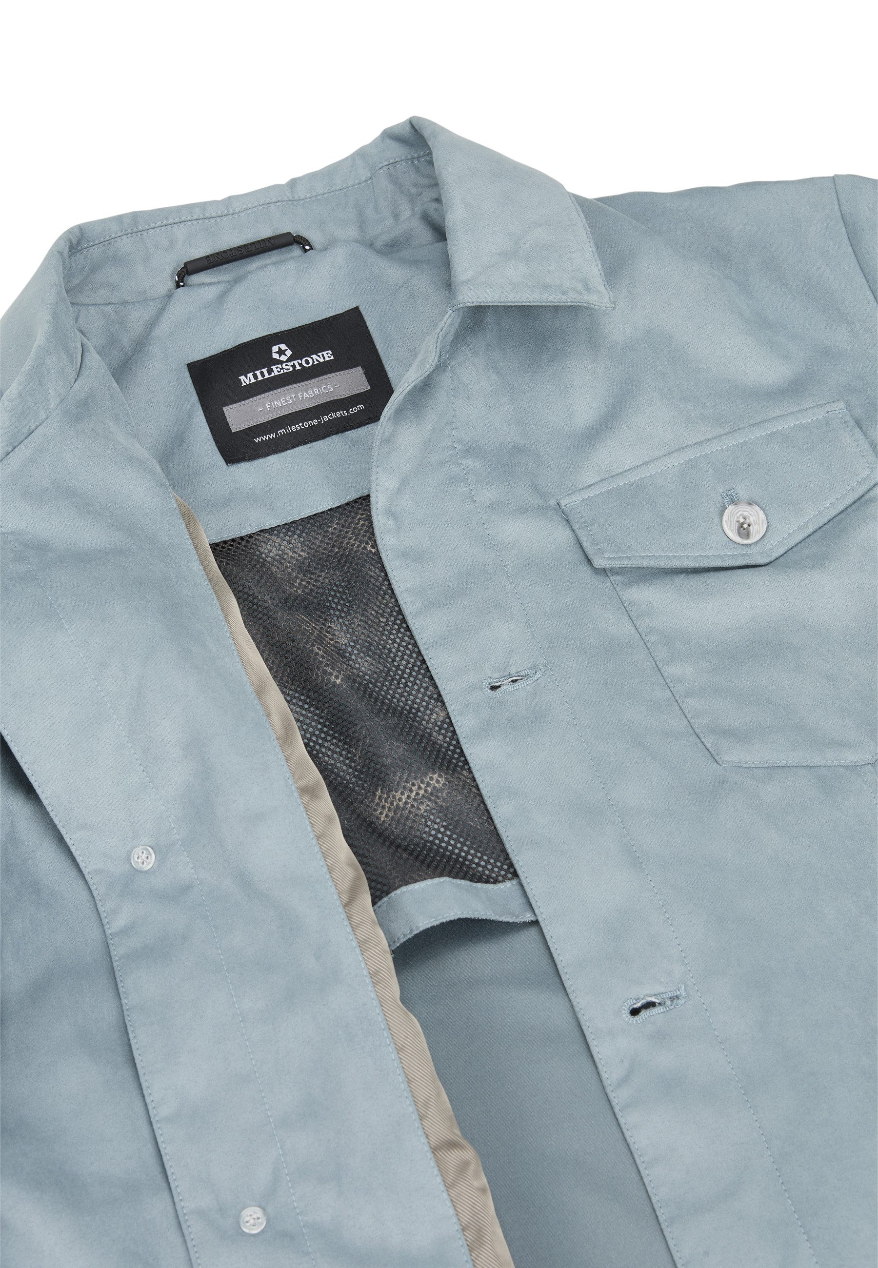 Hemdjacke MSDixon Herren Overshirt Übergangsjacke klassisch