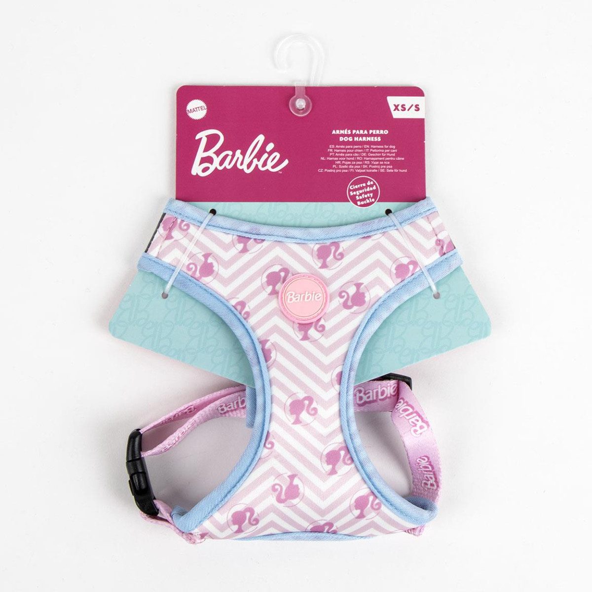 Cerda Geschirr Barbie Hundegeschirr XS/S – Verstellbar & bequem für kleine Hunde, Polyester