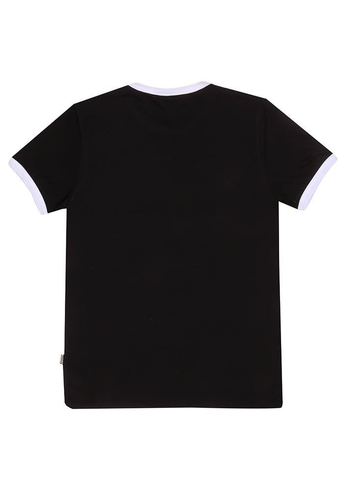 Gola T-Shirt Stripe Logo (100% Baumwolle) schwarz Herren