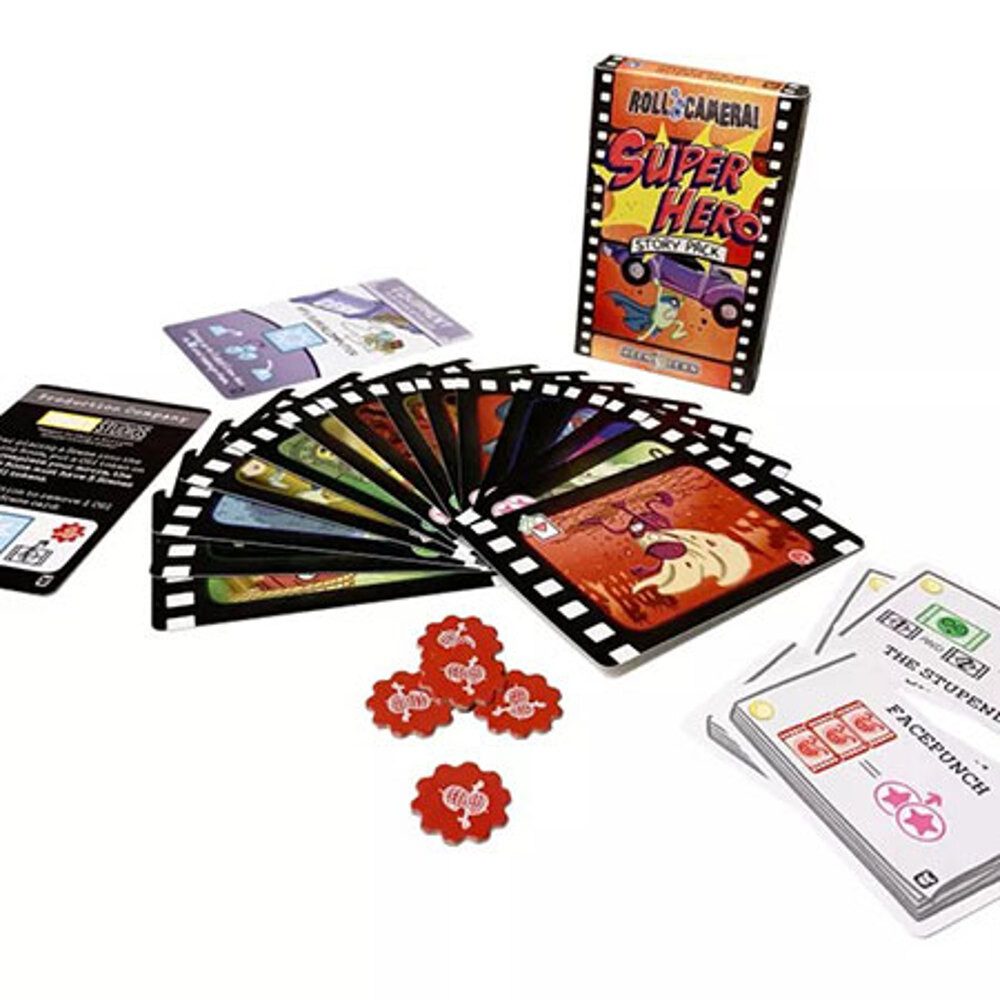 Kobold Spieleverlag Spiel Roll Camera!, Storypack Superhelden - Erweiterung