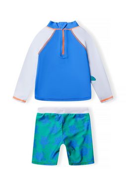 MINOTI Schwimmanzug Set mit UV-Filter, Oberteilmit langen Ärmeln und Shorts (9m-8y)