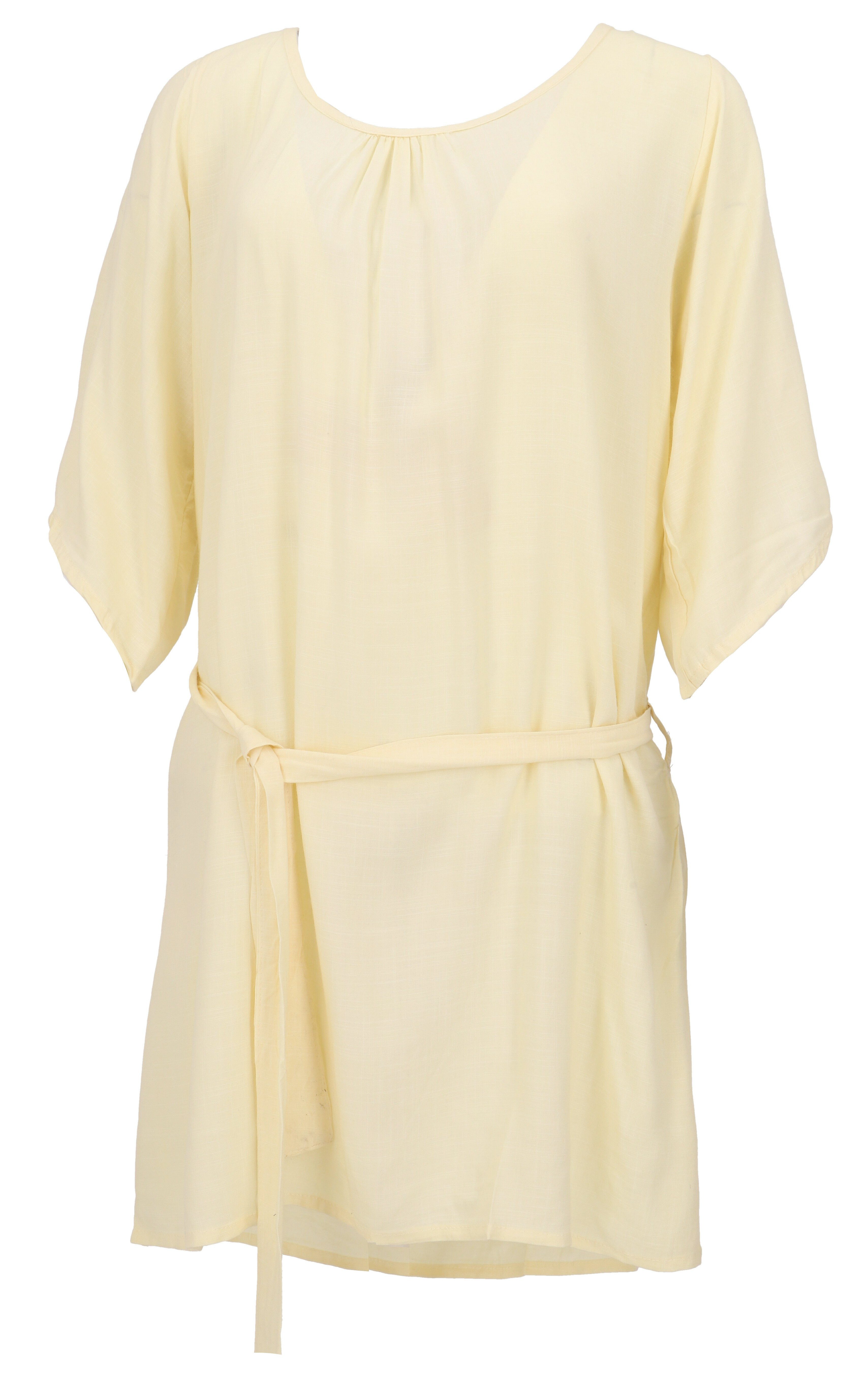 Guru-Shop Longbluse Luftige Maxitunika, Boho Sommertunika günstig online kaufen