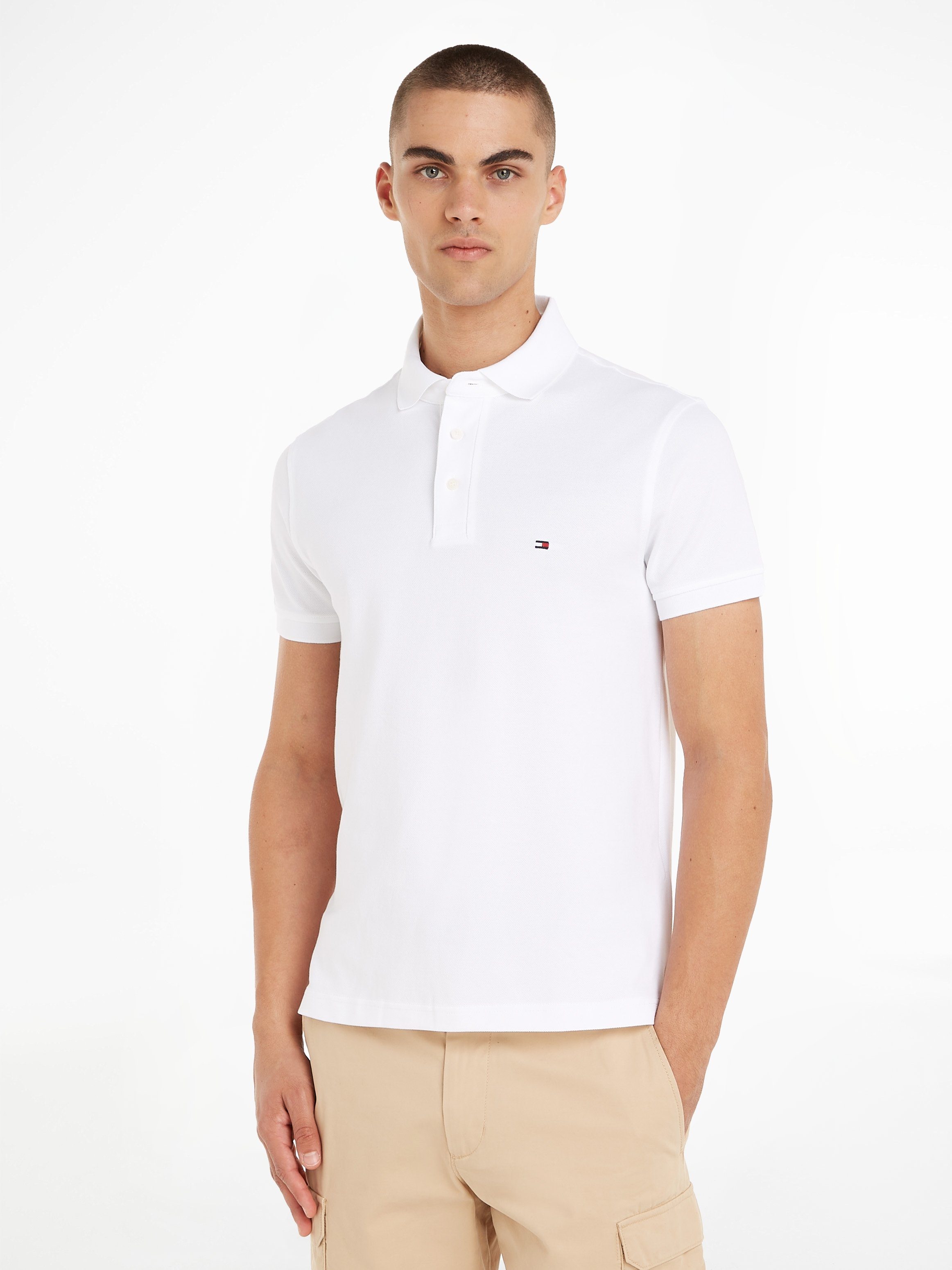 Tommy Hilfiger Poloshirt 1985 POLO white SLIM