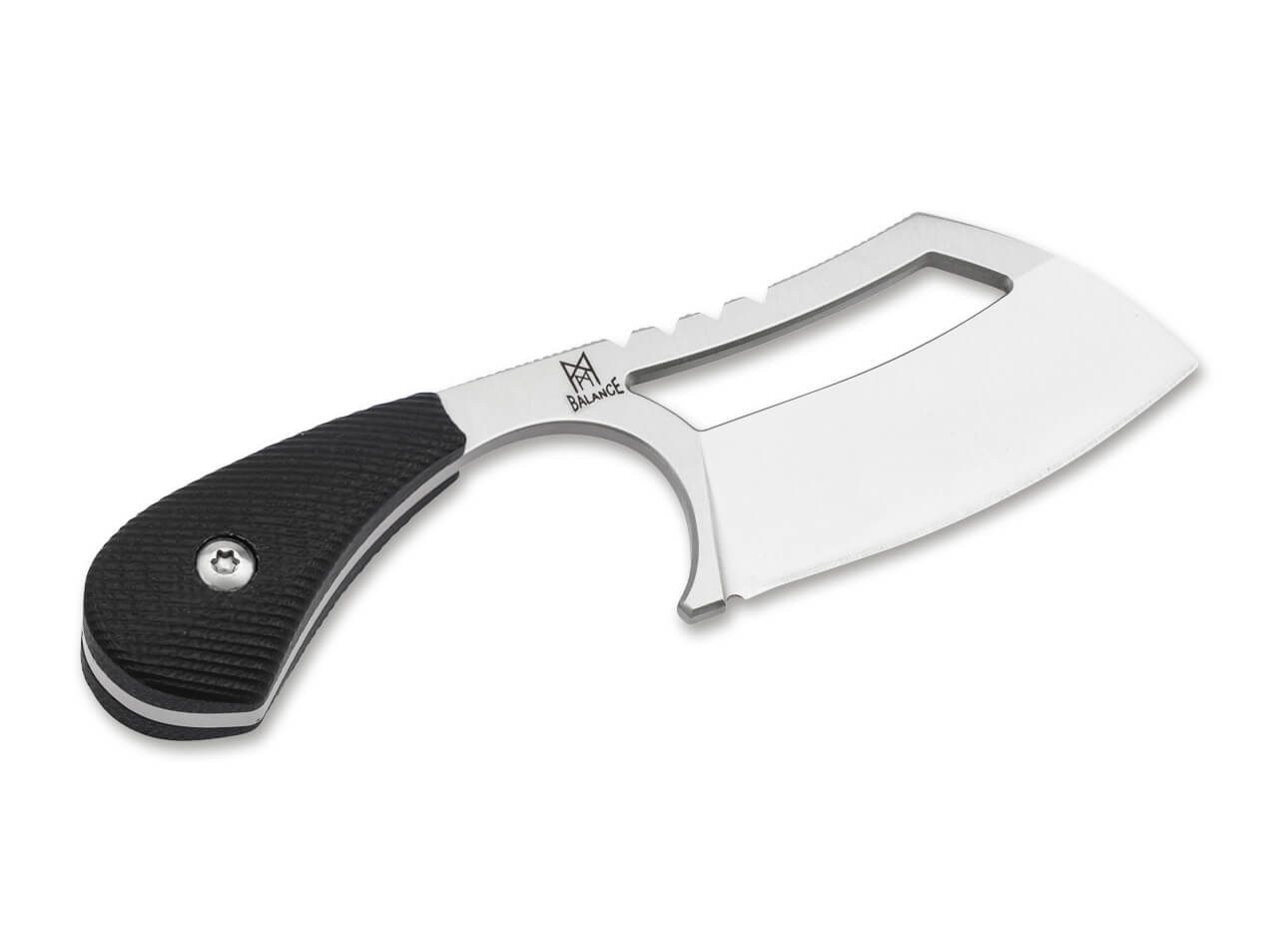 Midgards Messer Universalmesser Midgards Messer Ratatosk Cleaver feststehendes Messer aus 14C28N Stahl, (1 St), Scheide inklusive, Edelstahlklinge