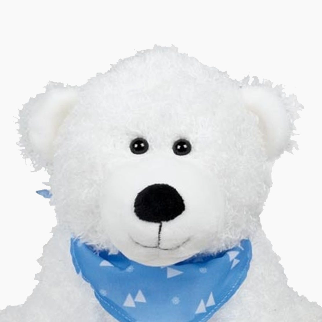 goki Stoffpuppe Eisbär Tom (Packung, 1-tlg., set), besonders weich und anschmiegsam.
