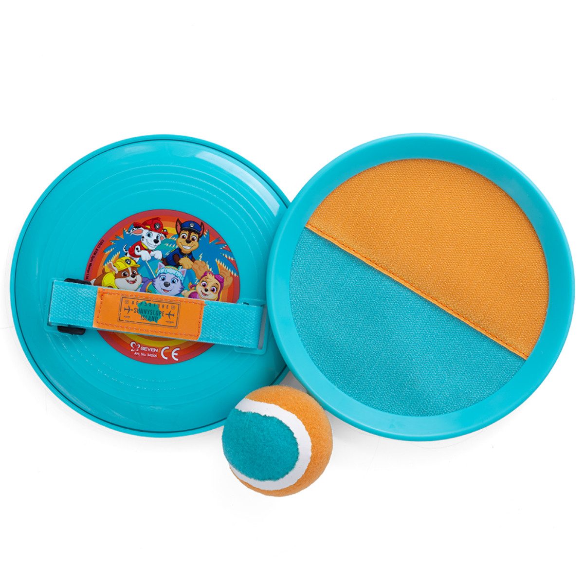 PAW PATROL Spiel Catch Ball Spiel Set mit 2 Handpaddles und Ball Fangspiel Outdoor