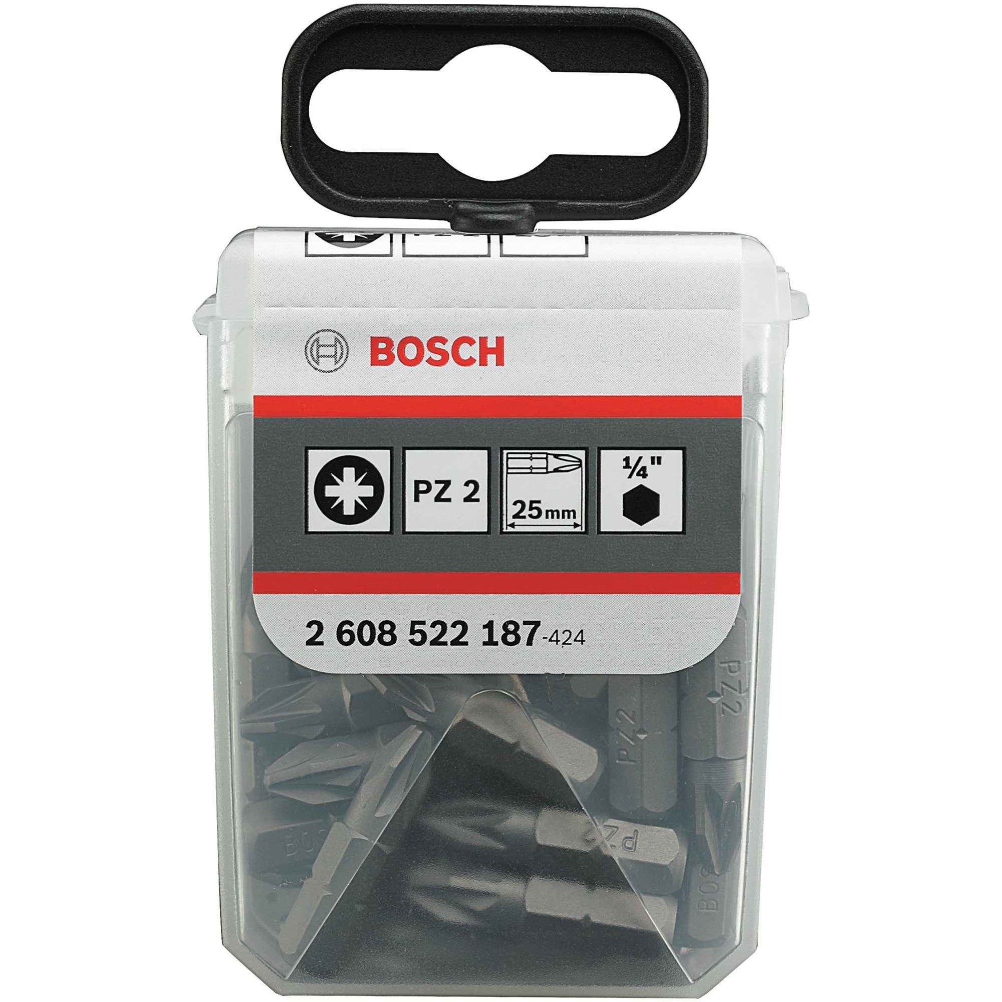 BOSCH Multitool Bosch Professional Schrauberbit PZ2 Extra-Hart