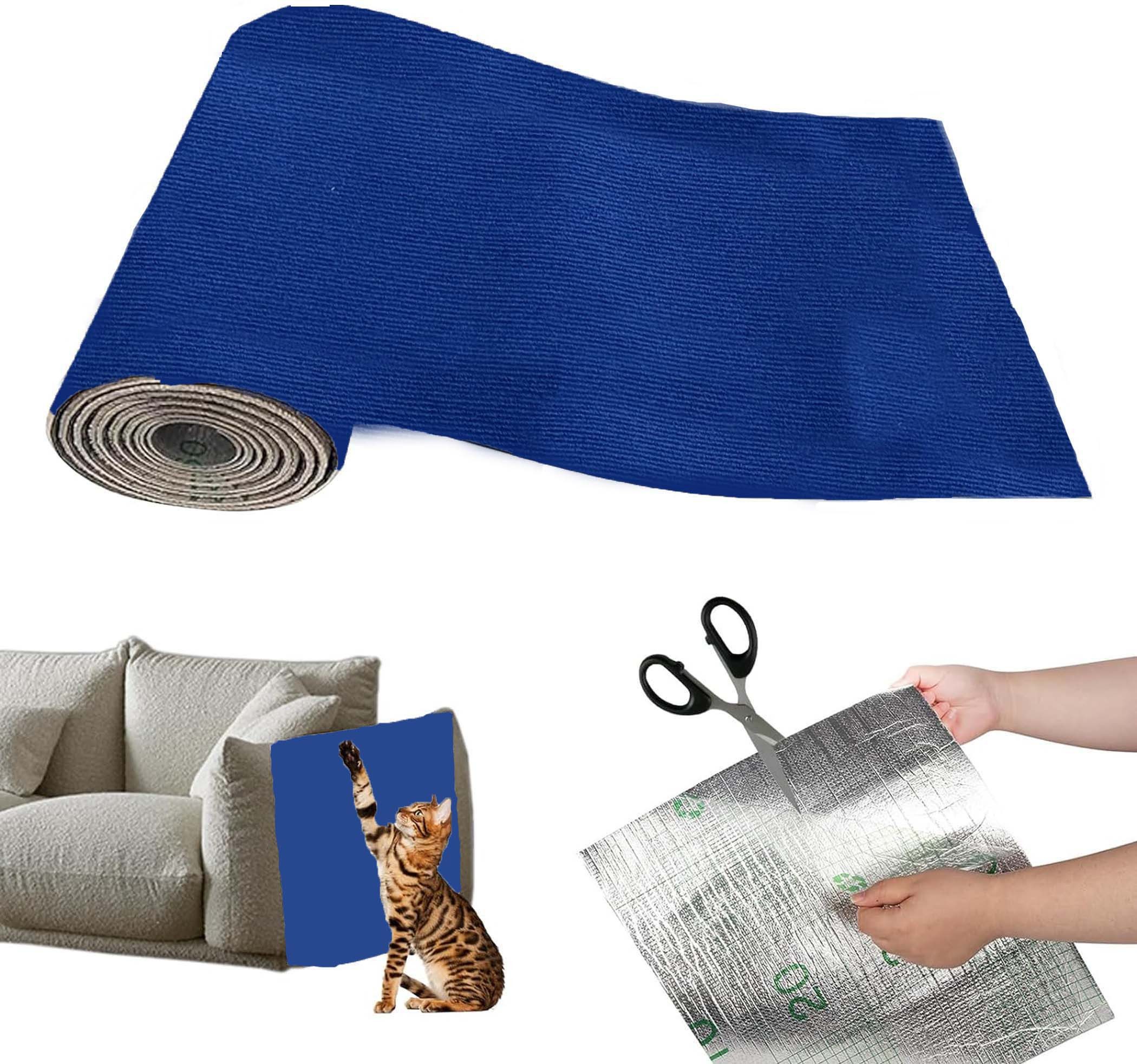 Coonoor Kratzmatte Katze Wand Selbstklebend Kratzschutz Sofa Katze, Kratzte günstig online kaufen