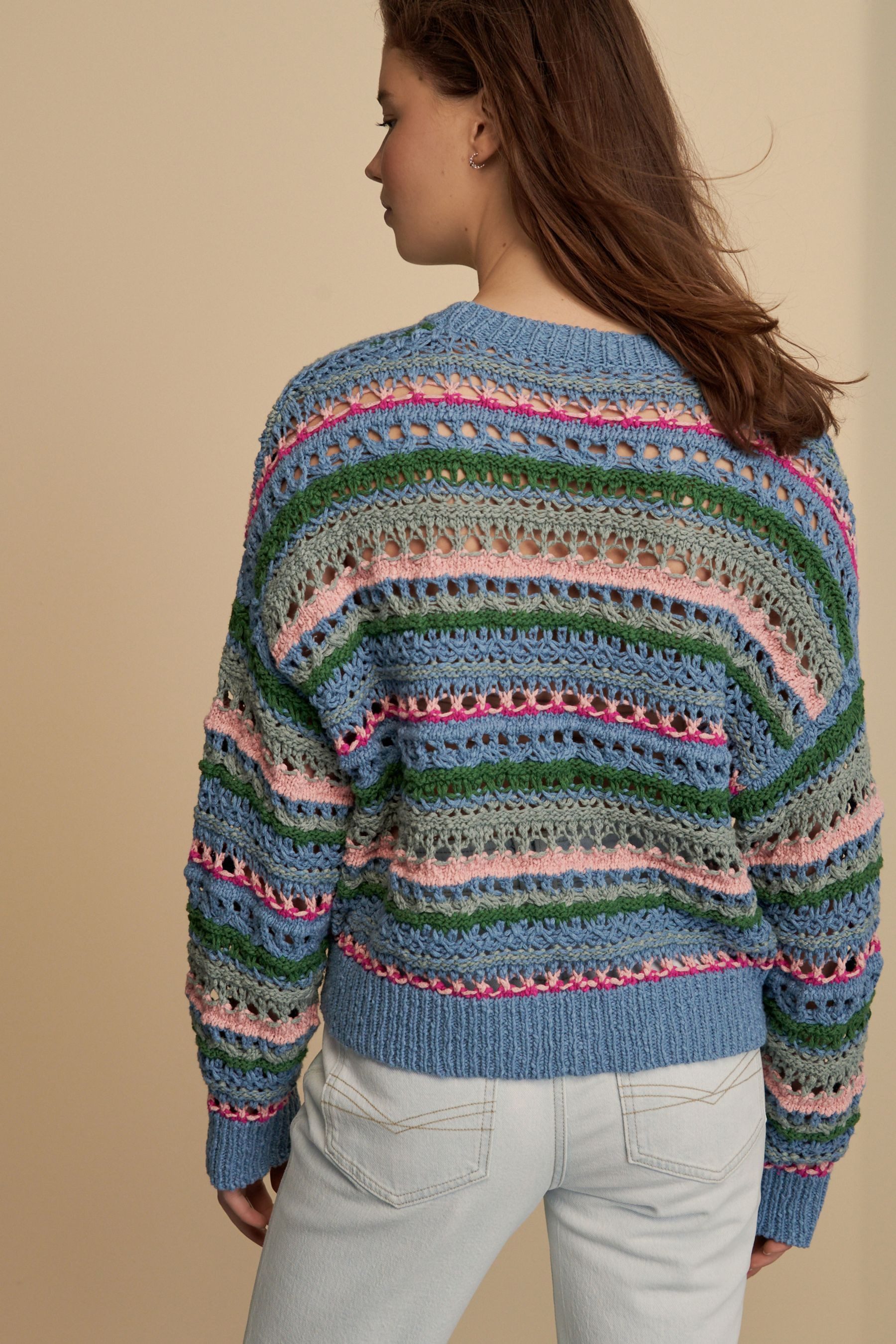 Next Strickpullover Baumwoll-Strickpullover mit Rundhalsausschnitt (1-tlg) günstig online kaufen