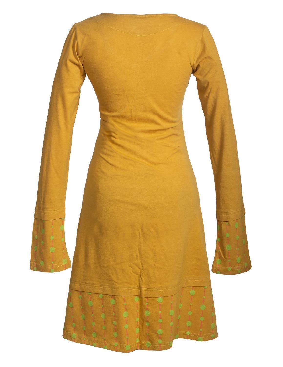 Vishes Jerseykleid Lagenlook Jerseykleid Strickkleid Sweatshirt-Kleid günstig online kaufen