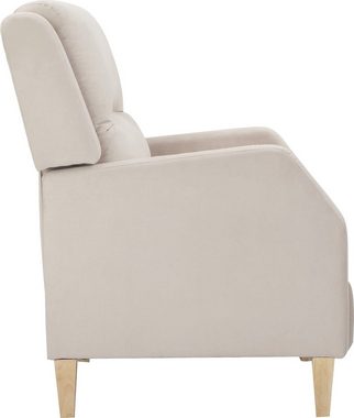 Home affaire Relaxsessel Tholey (1-St), Relaxsessel mit Verstellung, Sitz und Rücken gepolstert, Sitzhöhe 51cm