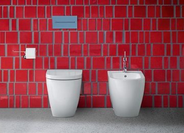 Duravit WC-Komplettset DU Stand-Bidet 600mm ME by Starck Weiß S