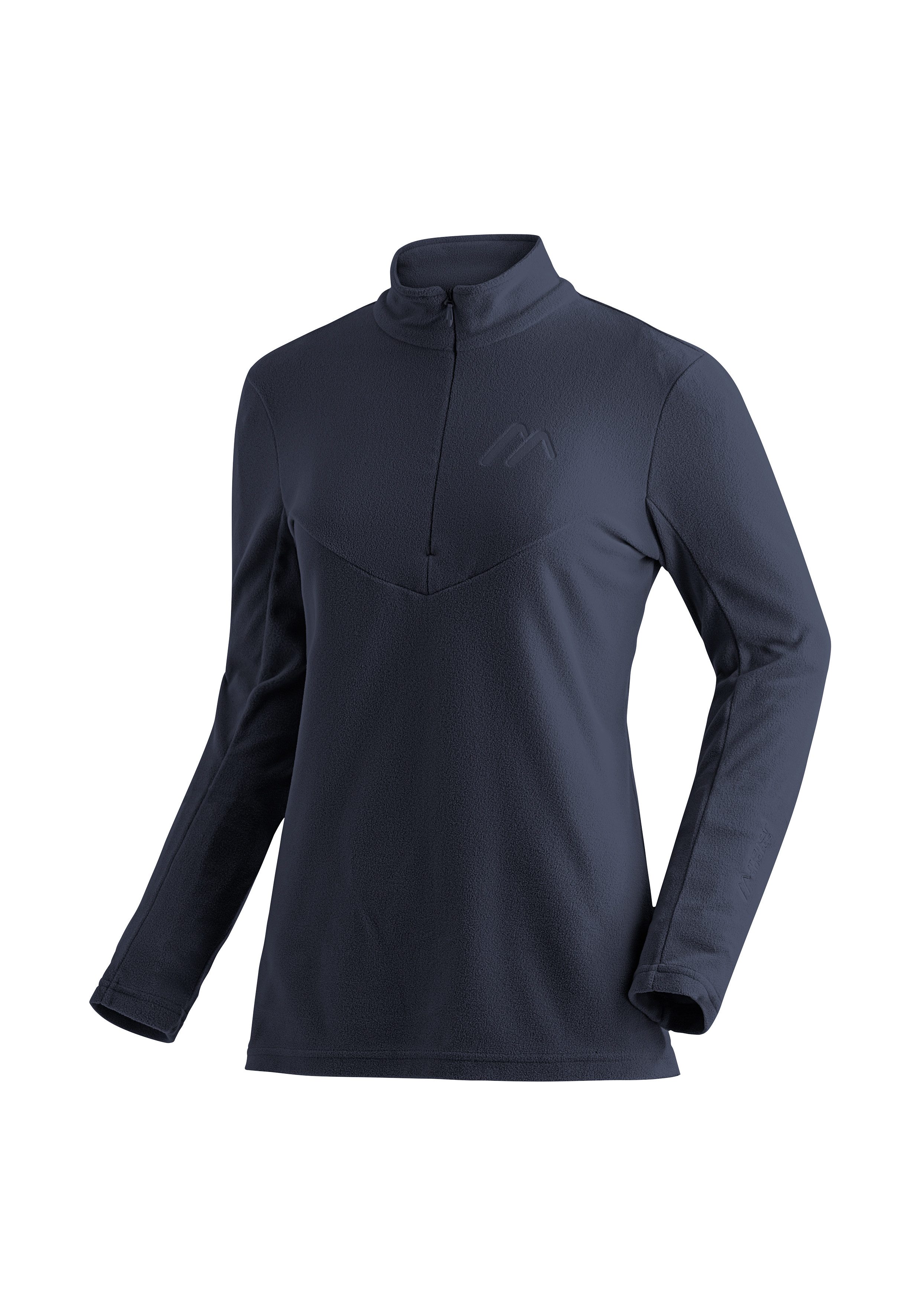Maier Sports Fleecepullover Denise HZ W Damen Midlayer, pflegeleichtes Half-Zip Fleece