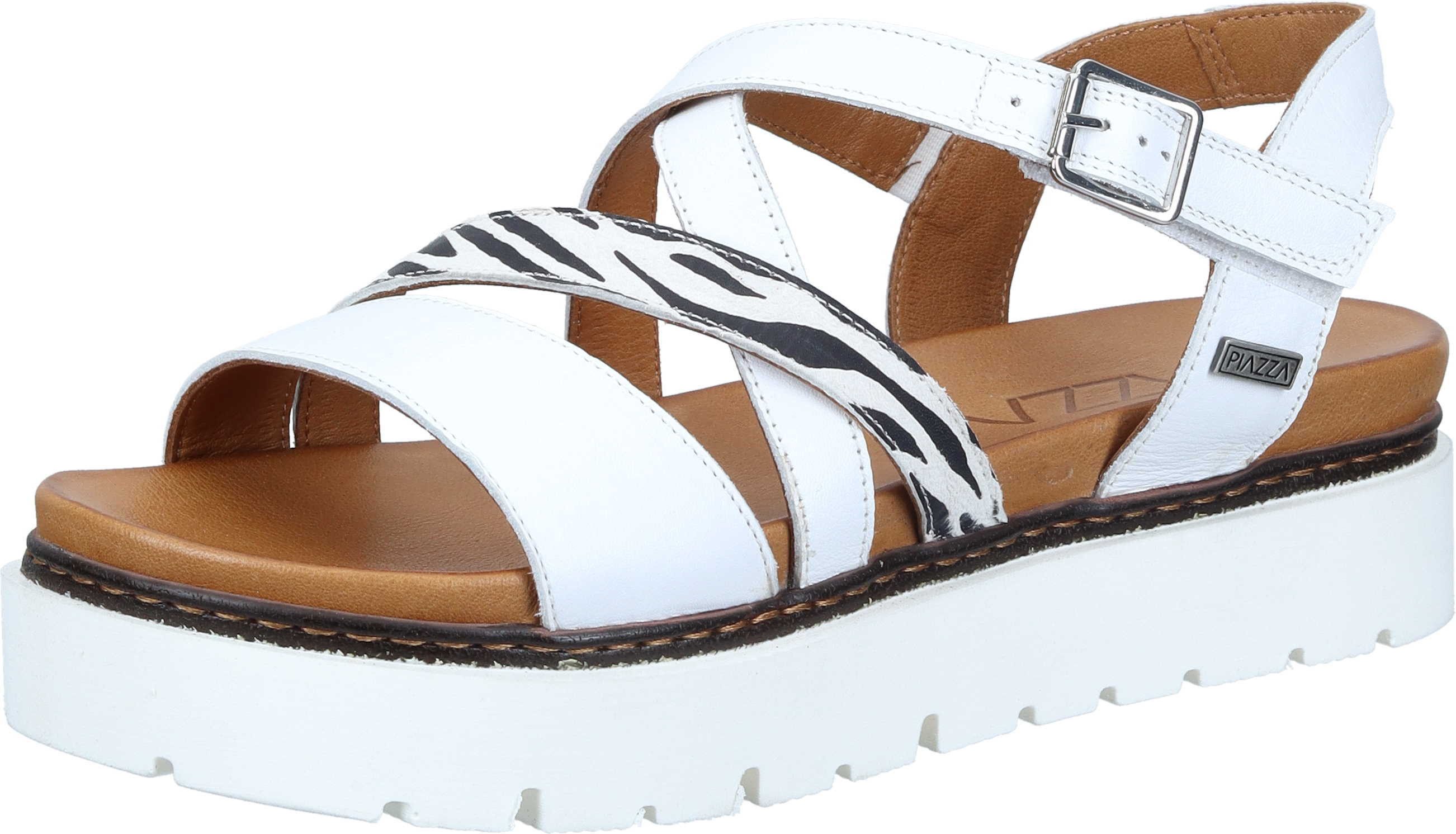 Piazza Sandaletten Sandalette aus echtem Leder