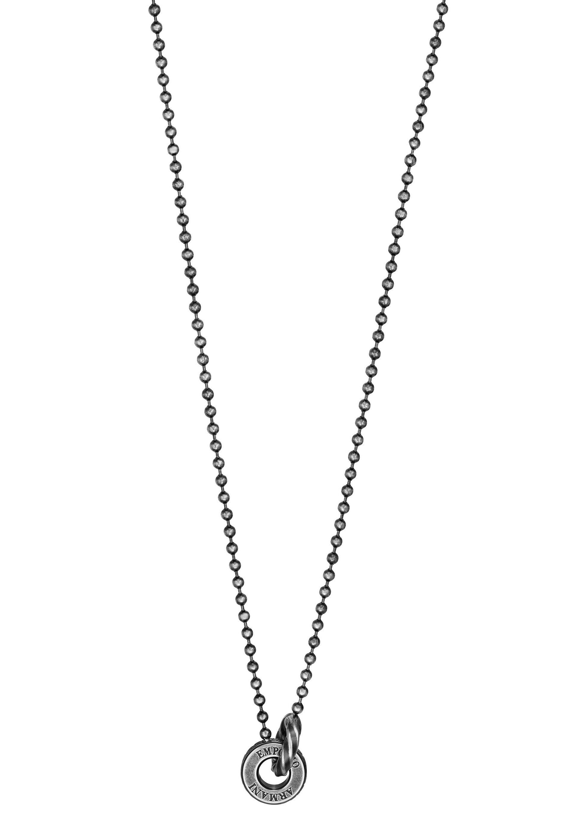 Emporio Armani Kette mit Anhänger ICONIC TREND, INTERLOCKING, EGS3027040,  Edelstahl