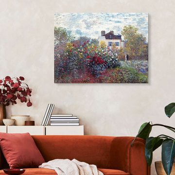 Posterlounge XXL-Wandbild Claude Monet, Der Garten des Künstlers in Argenteuil, Wohnzimmer Malerei