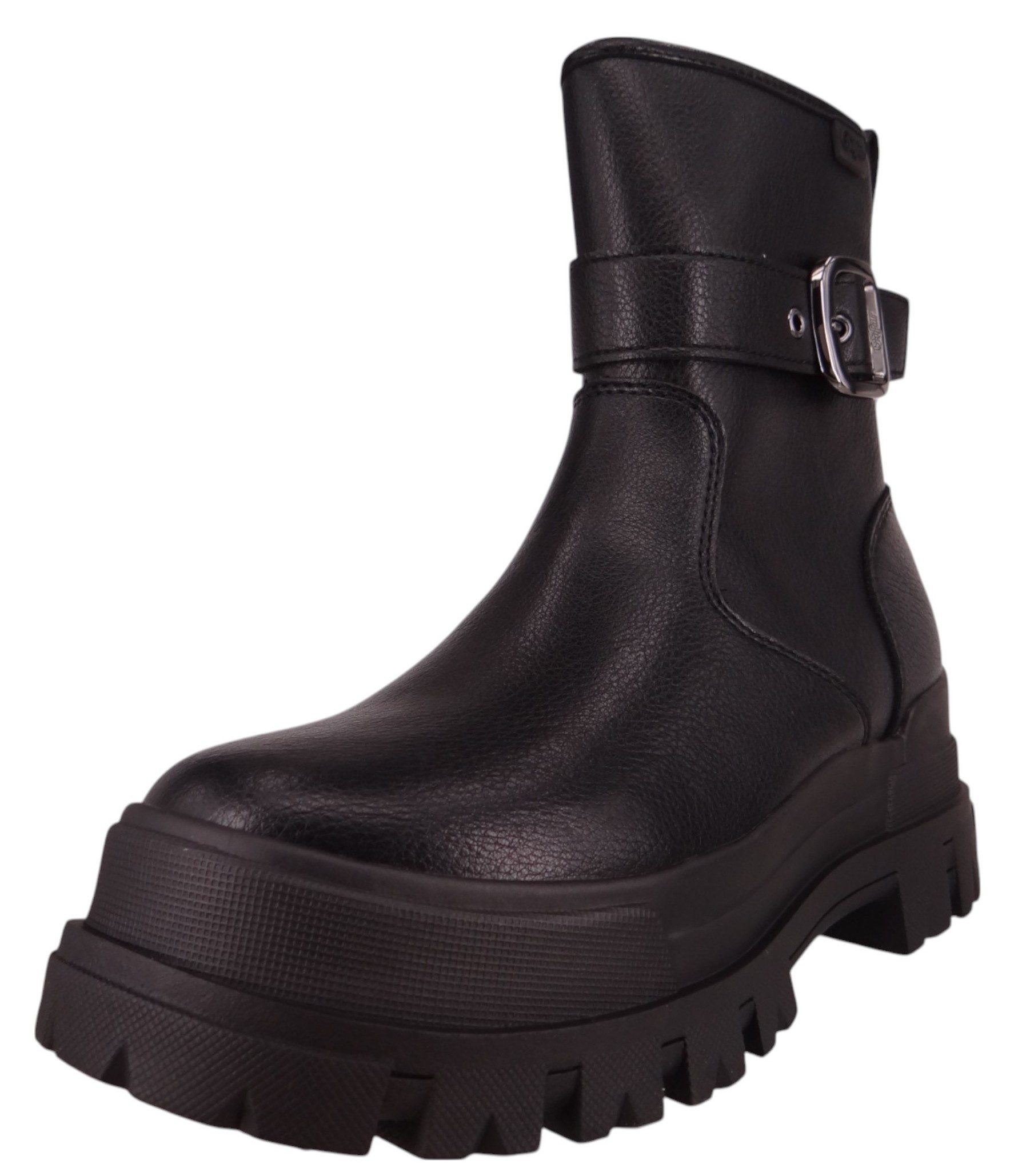 Buffalo 1270117 Aspha Bootie Buckle OS Black Stiefelette