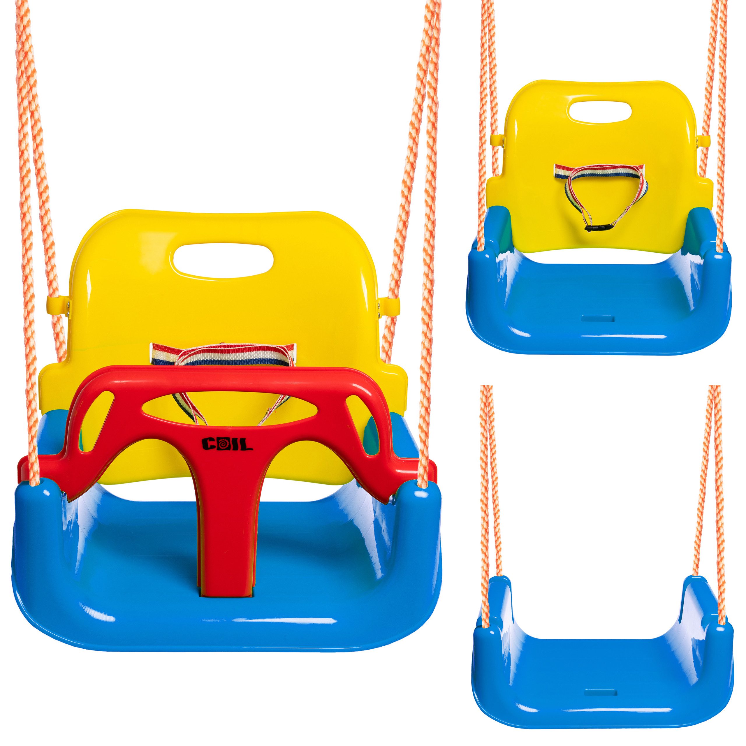 COIL Babyschaukel Schaukel 3in1, Gartenschaukel,Rückenlehne und günstig online kaufen