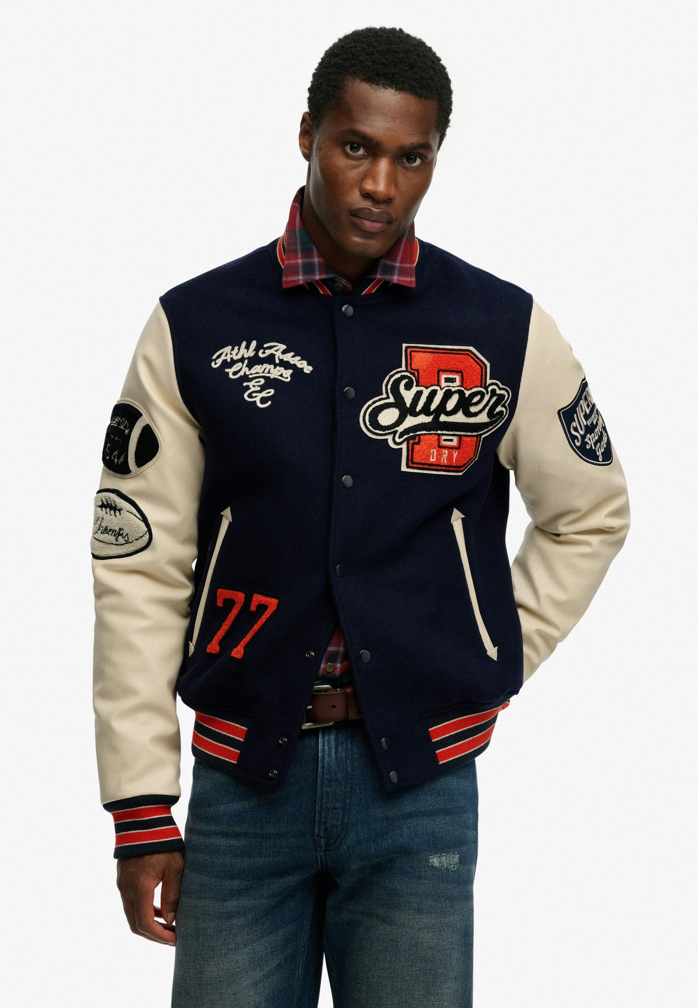 Superdry Collegejacke COLLEGE PATCHED VARSITY JKT günstig online kaufen