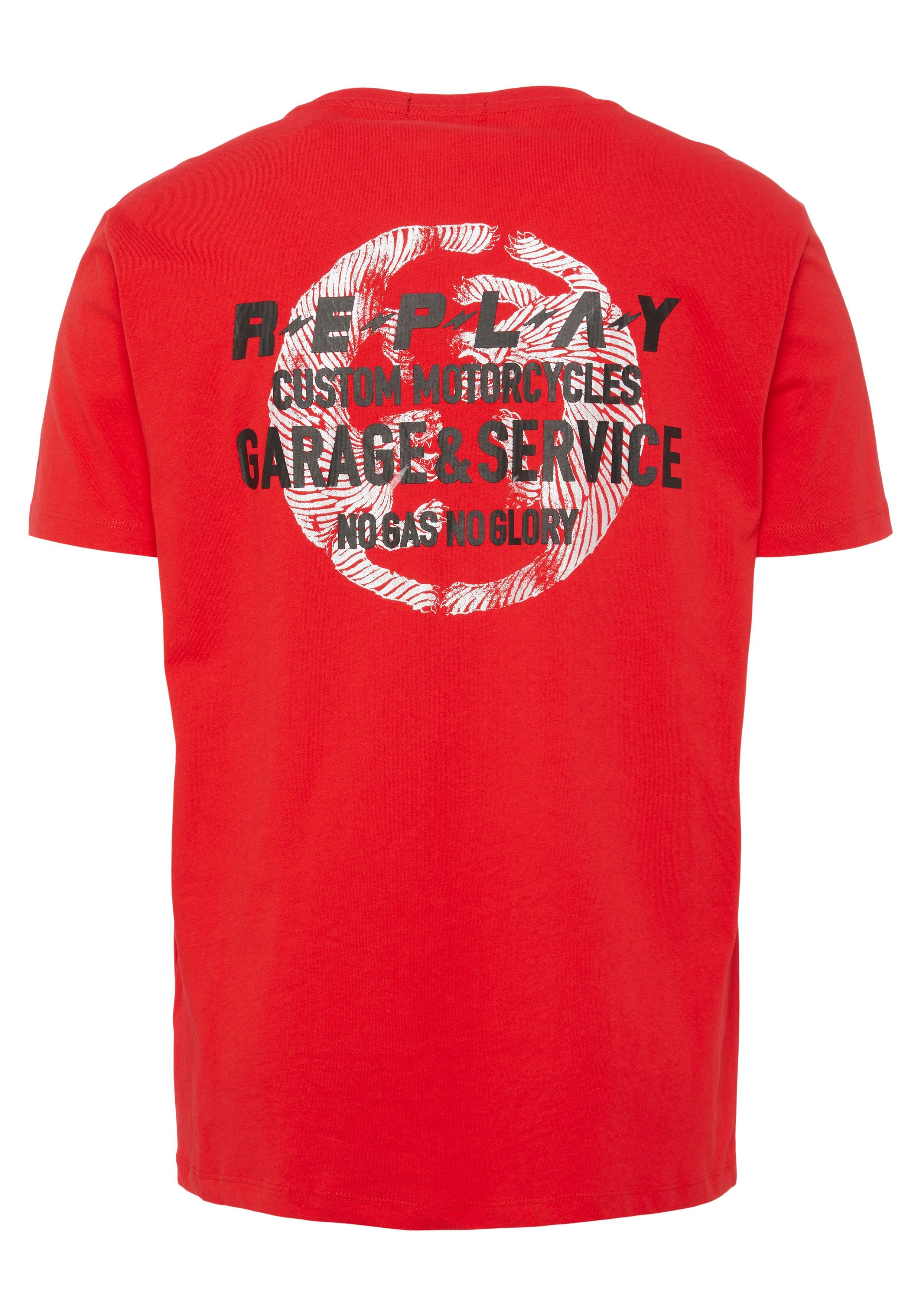 T-Shirt spring red Replay