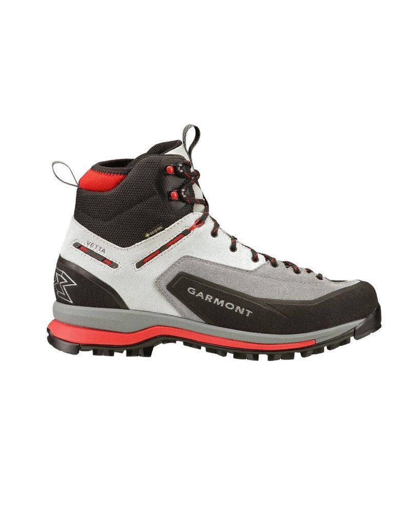Garmont Vetta Tech GTX (Veloursleder, wasserdicht) grau/rot Herren Wanderschuh