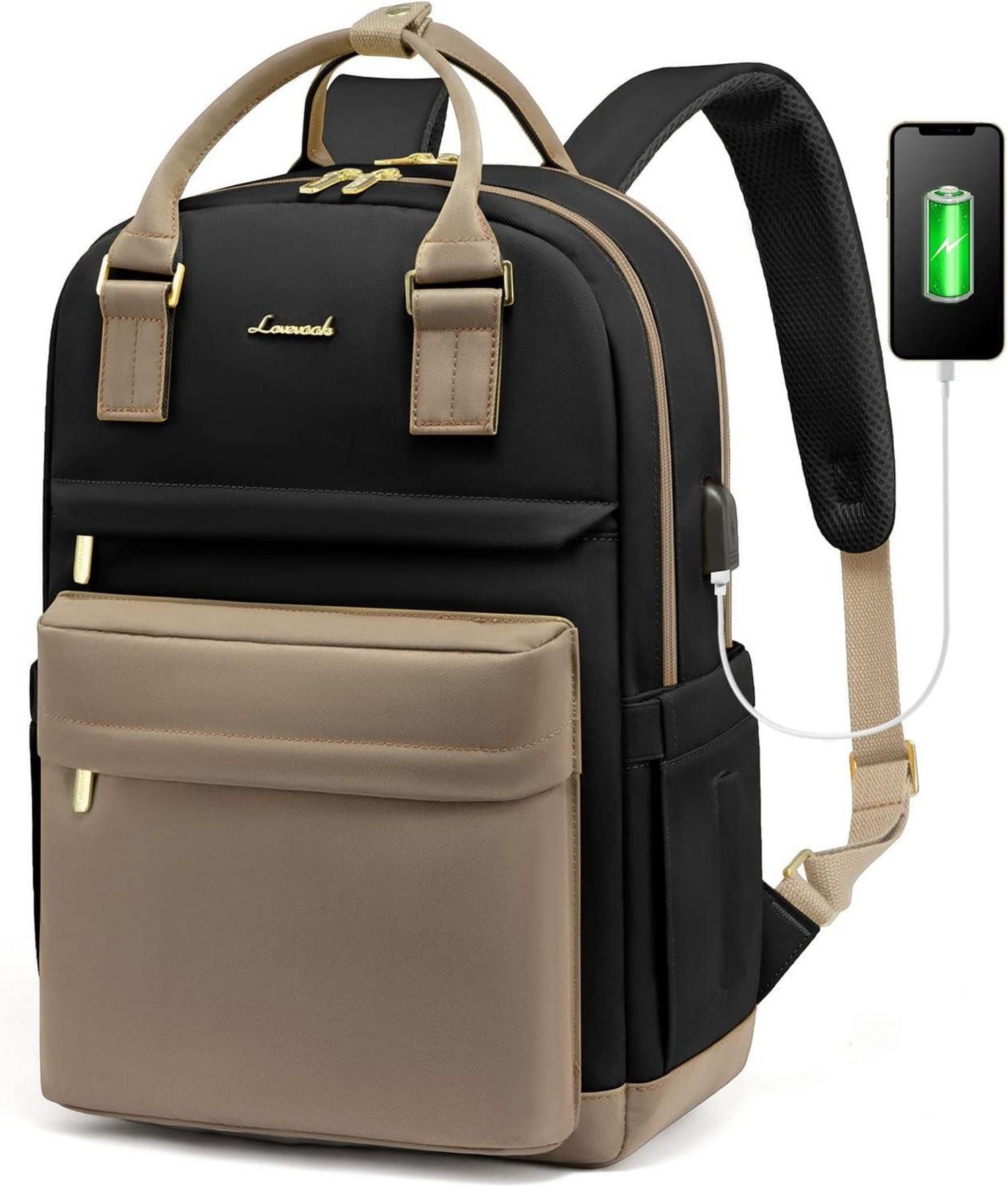 LuxusKollektion Laptoprucksack Damen Rucksack 15,6 Zoll günstig online kaufen