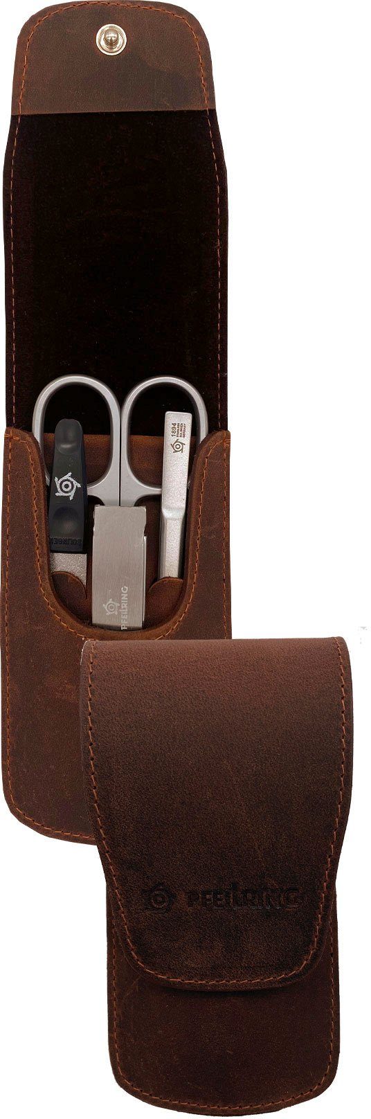 PFEILRING Maniküre-Etui, 4 tlg., Taschenetui Vintageleder
