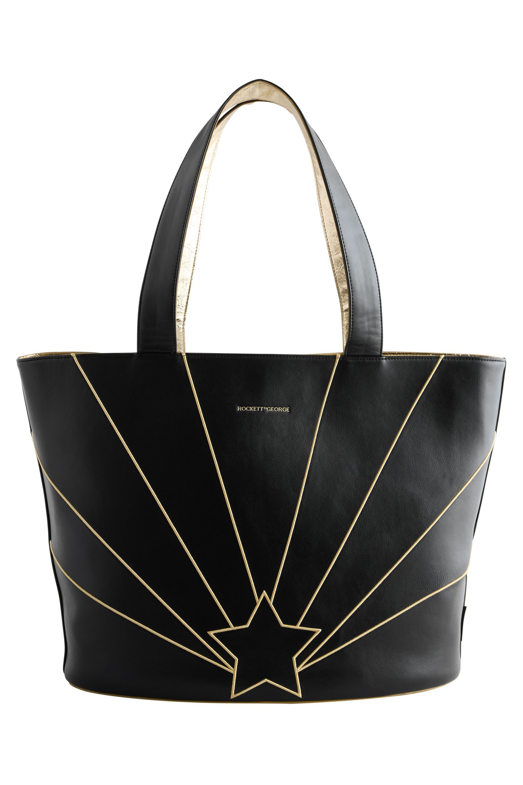 Rockett St George Handtasche Rockett St George große Tragetasche mit Goldstern (1-tlg)