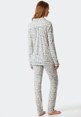 Schiesser Nachthemd Pyjama lang