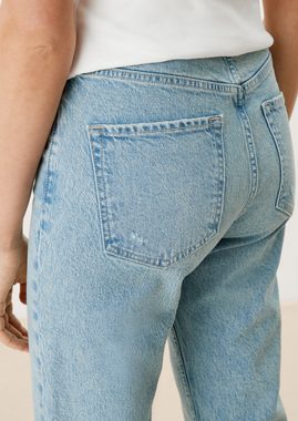 s.Oliver 7/8-Jeans Regular: Cropped Jeans Waschung