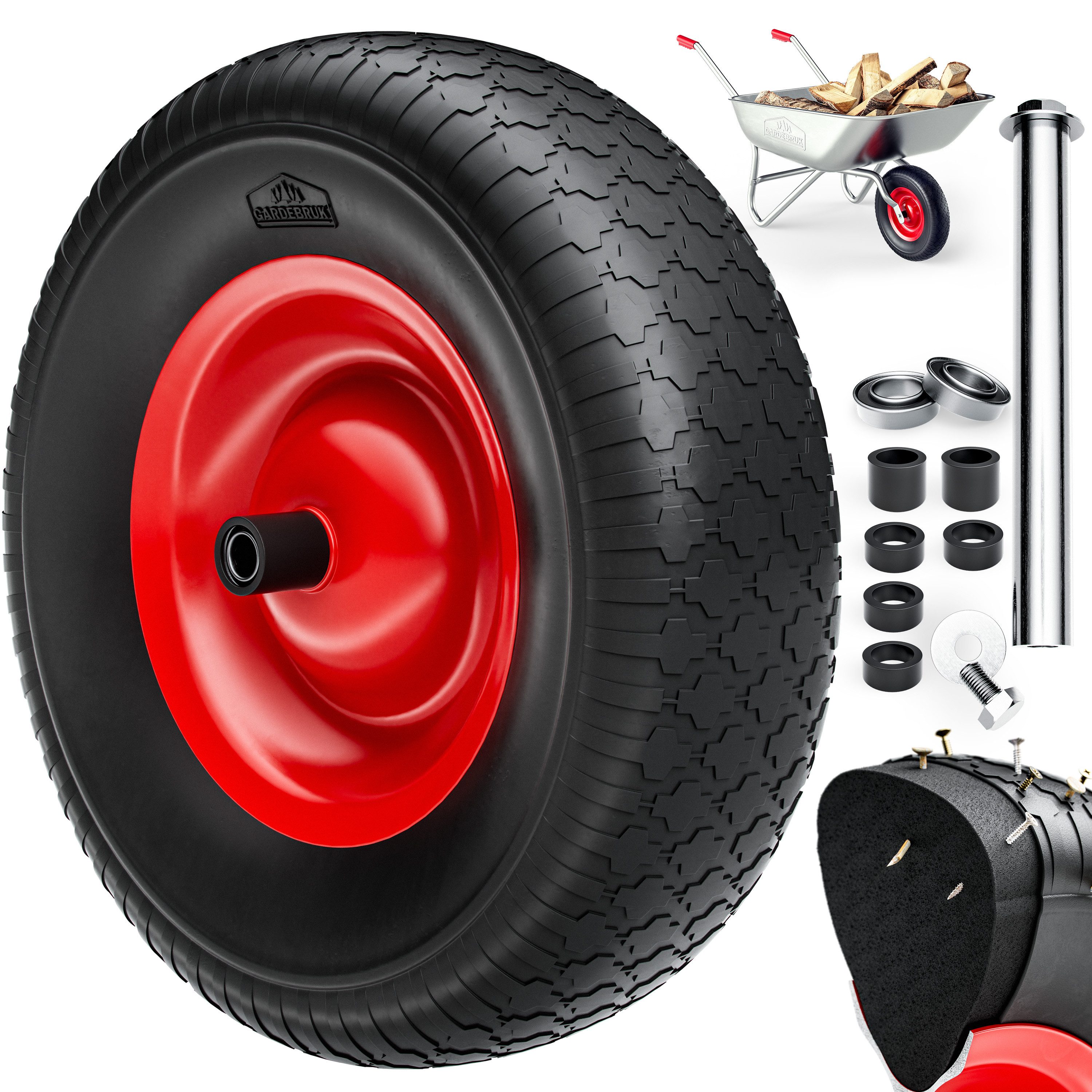 Gardebruk Schubkarren-Rad