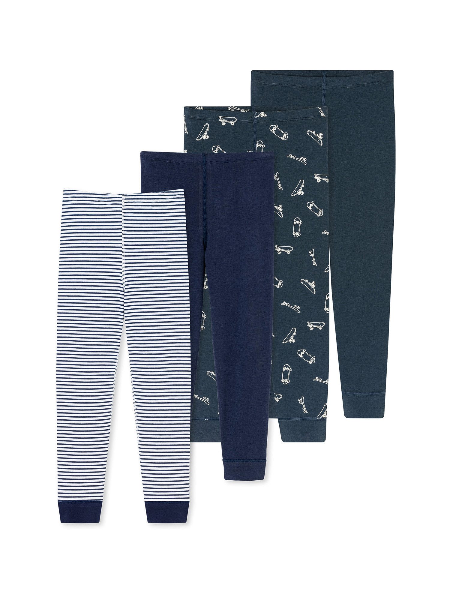 Schiesser Lange Unterhose 955 Multi (4-St) Unterhose, Unterhose lang, Unterwäsche