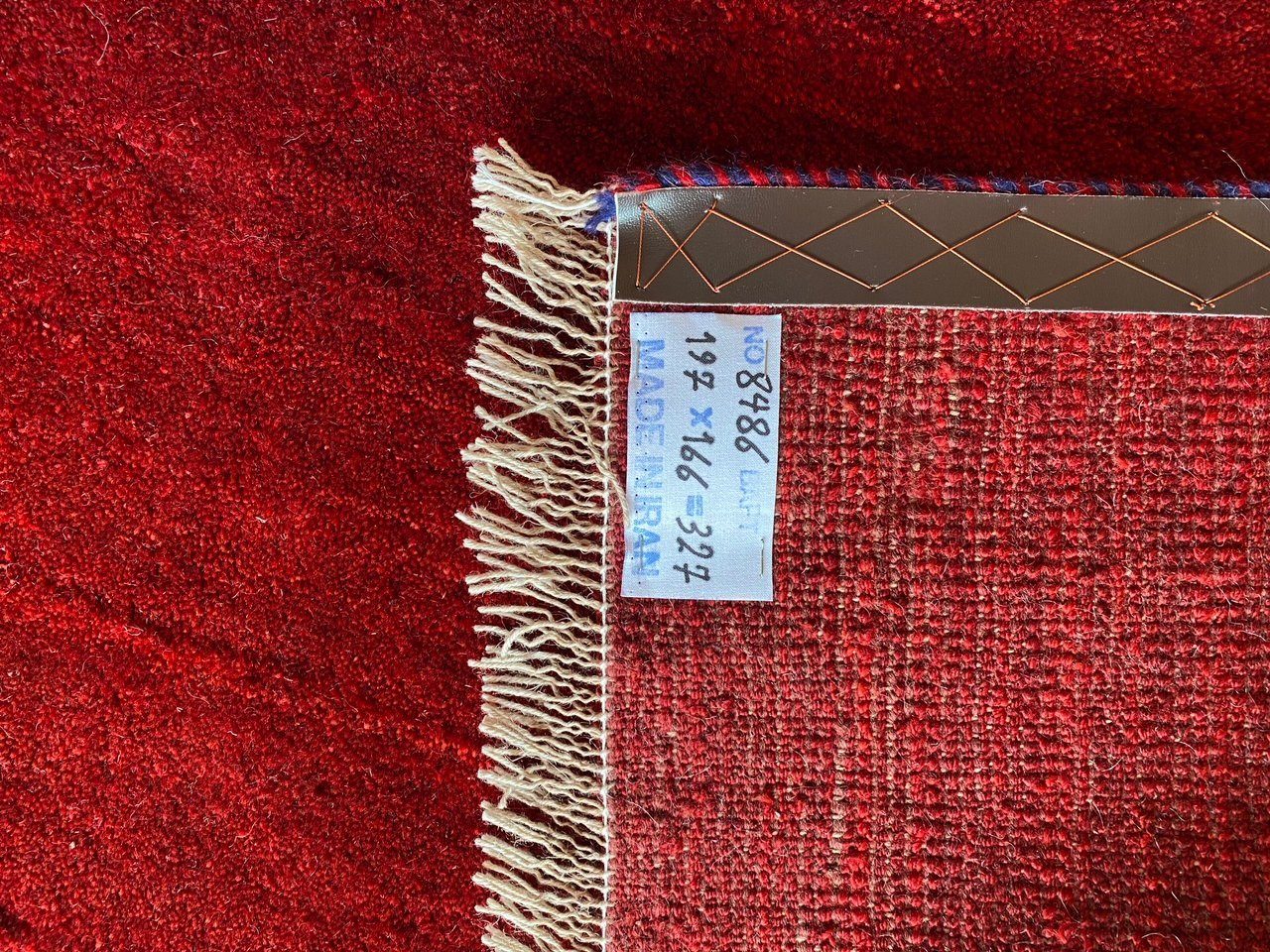 Teppich 197×166, Perser Morgenlandbazar Gabbeh Handgeknüpft Rot Orientteppich Perserteppich