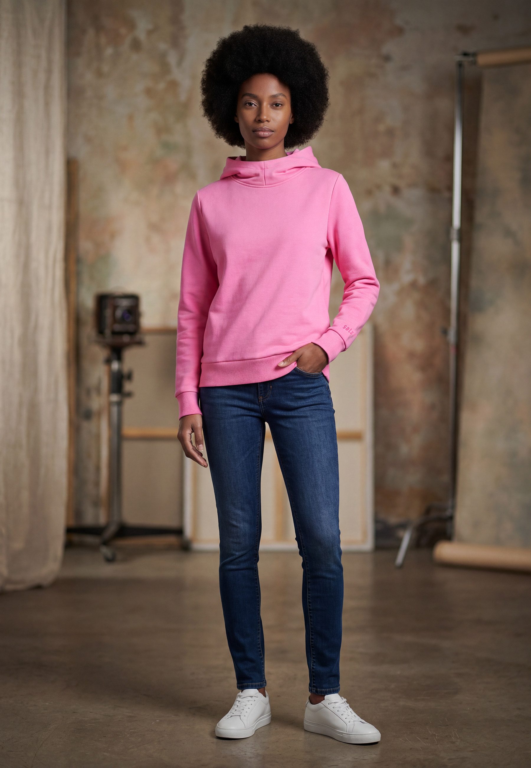 salzhaut Hoodie SUTSCHE Damen Regular Fit Damen Kapuzenpullover– lässig, fr günstig online kaufen