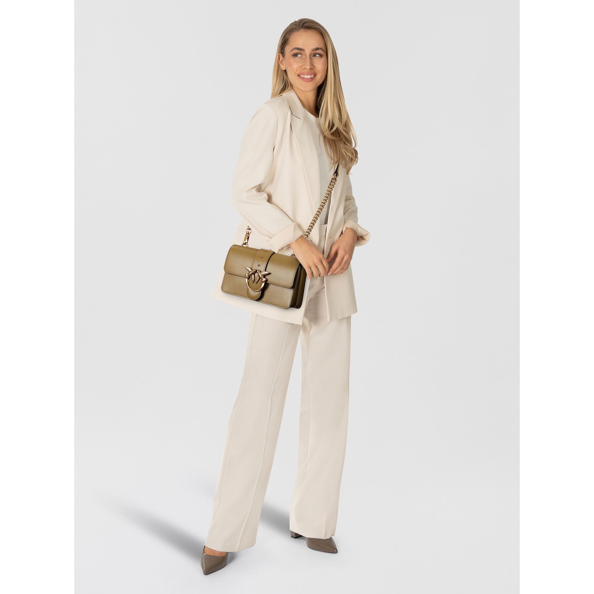 PINKO Umhängetasche Love One, Leder