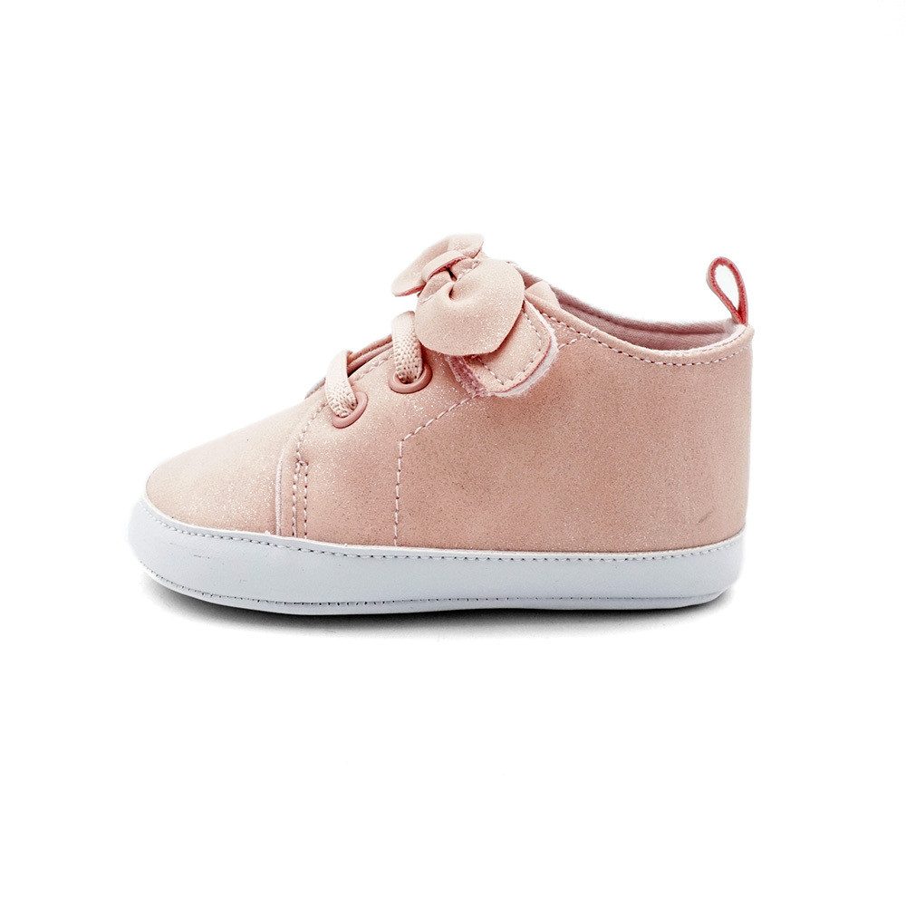 MAXIMO Schuhe Schleife,Klettverschluß Anti-Rutsch-Sohle TPR Lauflernschuh (2-tlg)