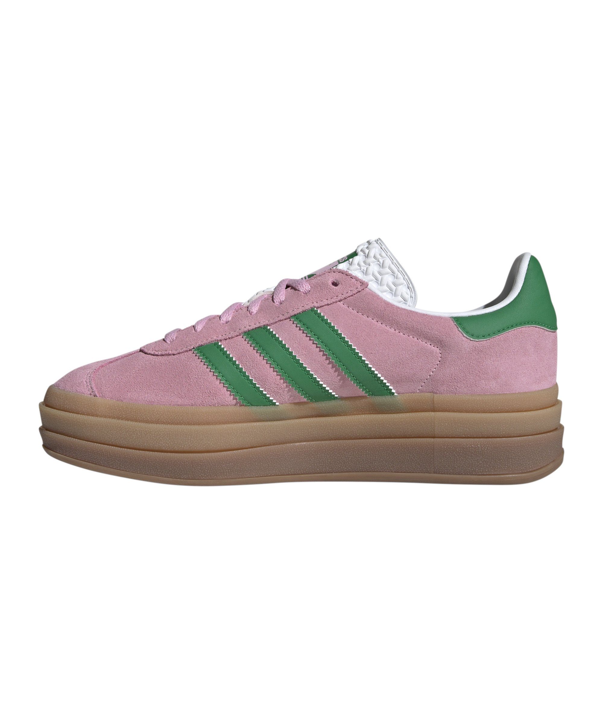 Bold adidas Originals Gazelle Damen pinkgruenweiss Sneaker