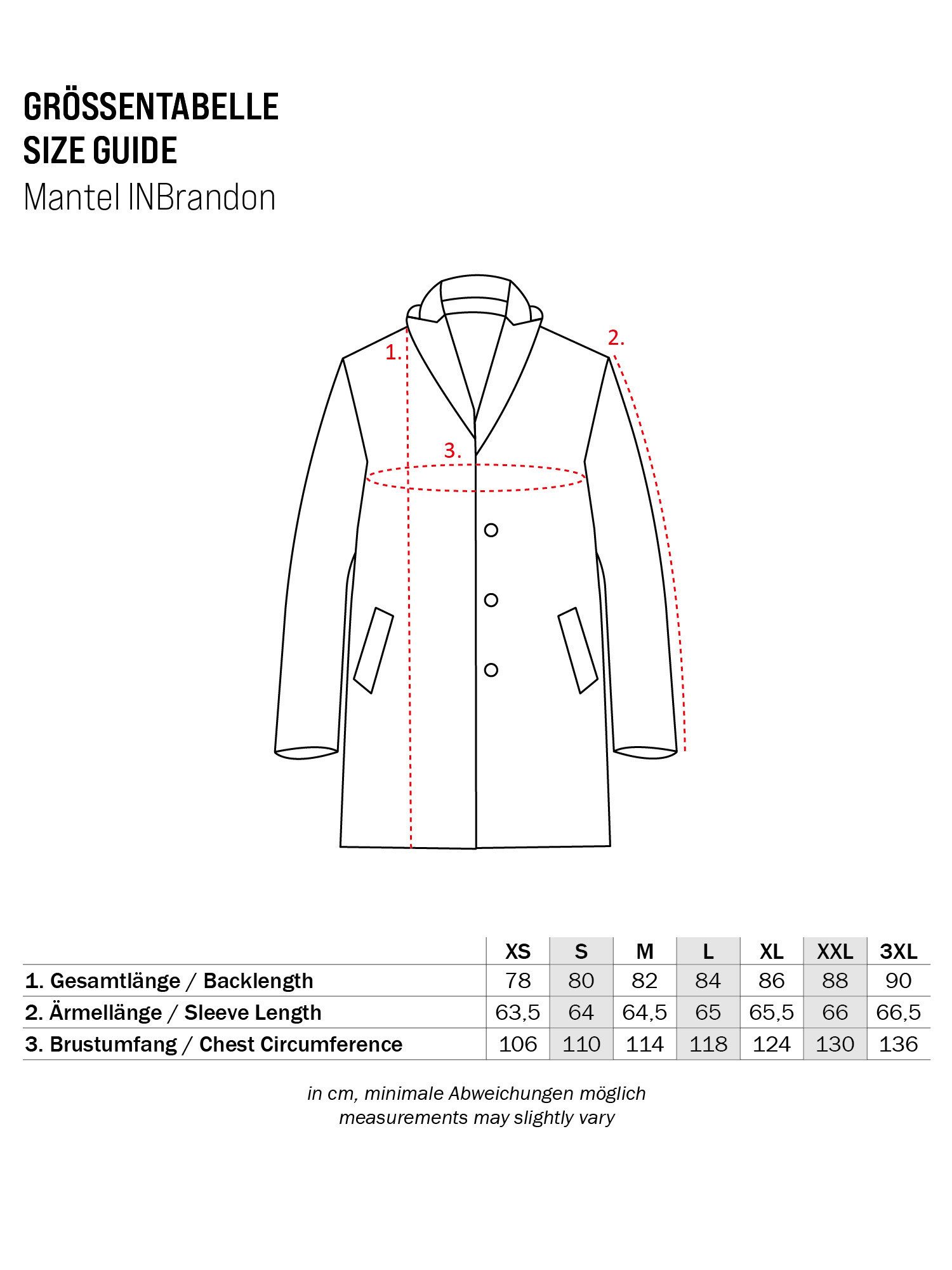 Indicode Kurzmantel Herren Brandon Mantel Winter Herrenmantel